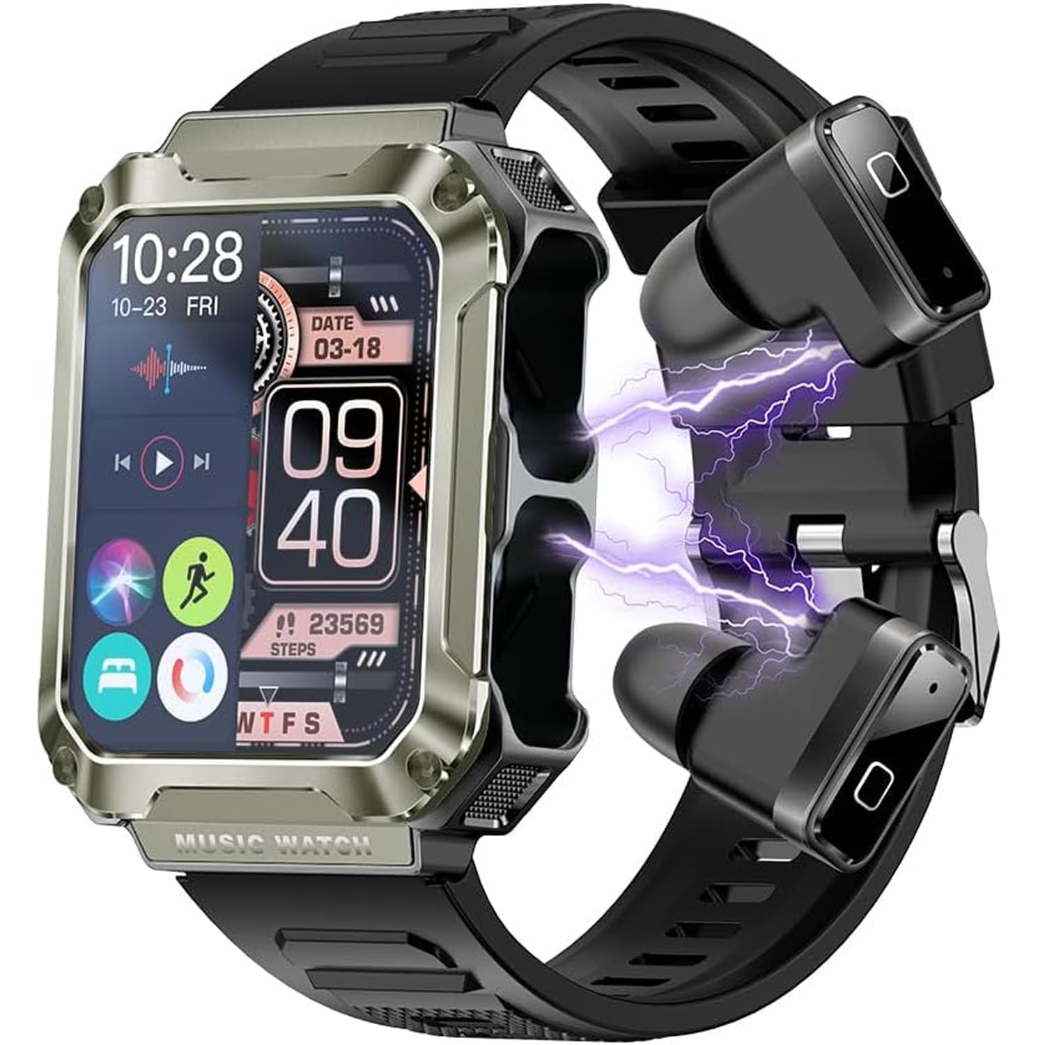 3-in-1 T93 Smart Watch with 1.96 3-in-1 T93 Smart Watch with 1.96